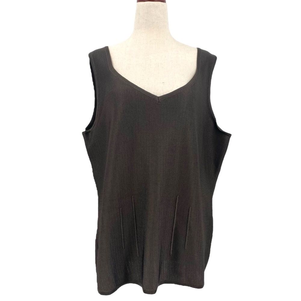 Emanuel Ungaro Woman Knit Sleeveless Tank Top 1X‎